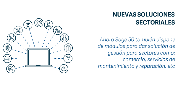 soluciones sectoriales sage50